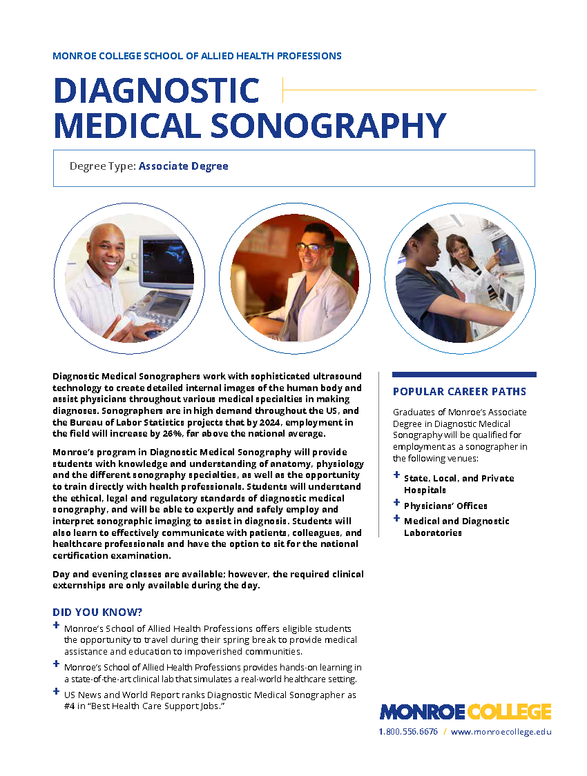 Diagnostic Medical Sonography